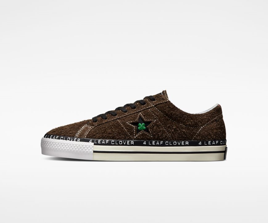 Tenis Converse x Patta Four-Leaf Clover One Star Pro Cano Baixo Feminino Verde Oliva Branco | PT K0753T9